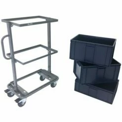 Stalen Wagen Met Bakken - Draagvermogen 200 kg - Manutan -FACOM Winkel AIG3819704