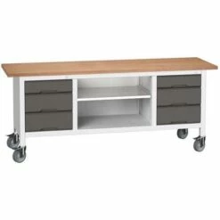 Verrijdbaar Werkbank Uit één Stuk Verso 2000 X 600 M34 - Bott -FACOM Winkel AIG3976976