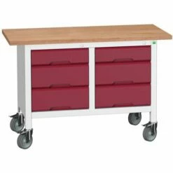 Verrijdbaar Werkbank Uit één Stuk Verso 1250x600 M5 - Bott -FACOM Winkel AIG3976994