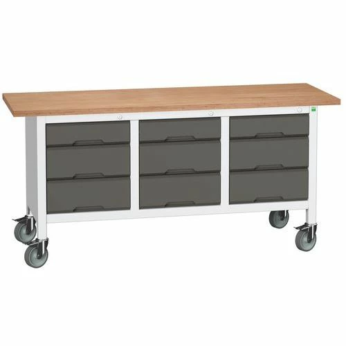 Verrijdbaar Werkbank Uit één Stuk Verso 1750x600 M23 - Bott 6 Verrijdbaar Werkbank Uit één Stuk Verso 1750x600 M23 - Bott - Afbeelding 4