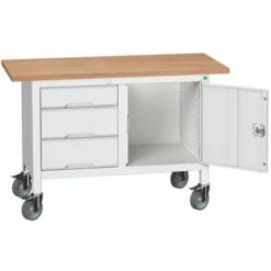 Verrijdbaar Werkbank Uit één Stuk Verso 1250x600 M4 - Bott -FACOM Winkel AIG3981056