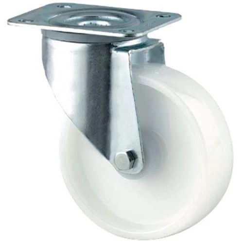 Zwenkwiel Met Grondplaat - Draagvermogen 120 Tot 350 Kg 7 Zwenkwiel Met Grondplaat - Draagvermogen 120 Tot 350 Kg - Afbeelding 5