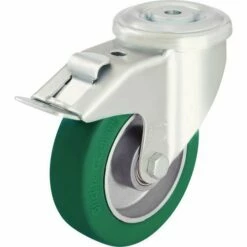 Zwenkwiel Met Boutgat Geremd - Draagvermogen 250 Kg