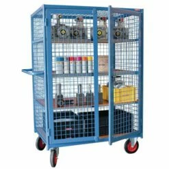 Hoge Gaaswandwagen - 3 Zijden Met Deksel En Deuren - Draagvermogen 500 kg - FIMM -FACOM Winkel AIG4327161
