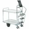 Wagen Voor Het Voorbereiden Van Bestellingen Met Trap - 2 Plateaus - Draagvermogen 300 Kg -FACOM Winkel AIG4448893