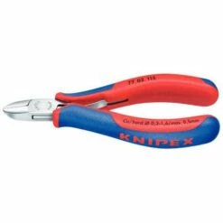 KNIPEX Kniptang Voor Elektronica - Ronde Kop Zonder Afschuining - Diagonaal, Vlak