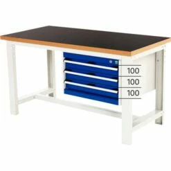 Werkbank Cubio Met 3 Laden - Breedte 200 Cm - Arphenol 12 Werkbank Cubio Met 3 Laden - Breedte 200 Cm - Arphenol -FACOM Winkel AIG451776