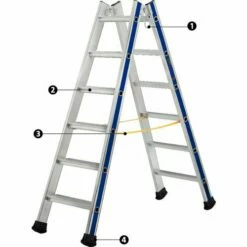 Reformladder Met Treden - 2-delig - Tubesca 10 Reformladder Met Treden - 2-delig - Tubesca -FACOM Winkel AIG456109