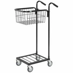 Minitrolley - 1 Mandje - 2 Zwenkwielen - KONGAMEK