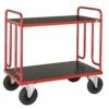 Plateauwagen Hout - 2 Plateaus - Draagvermogen 500 Kg - Rubberband -FACOM Winkel AIG5249367
