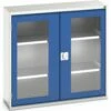 Hoge Kast Verso 1050x350x1000mm Met Raamdeur En 2 Legborden - BOTT -FACOM Winkel AIG5535718
