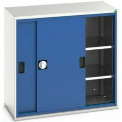 Hoge Kast Verso 1050x550x1000mm Met Schuifdeur En 2 Legborden - BOTT