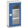 Hoge Kast Verso 525x350x1000mm Met Raamdeur En 2 Legborden - BOTT -FACOM Winkel AIG5535734