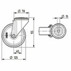 Zwenkwiel Alpha Rood Met Boutgat_TENTE -FACOM Winkel AIG6097265