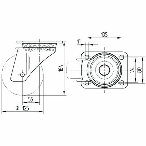 Zwenkwiel Zeta Automatisch 180°fixeer_TENTE 3 Zwenkwiel Zeta Automatisch 180°fixeer_TENTE