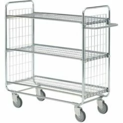 Orderverzamelwagen 3 Plateaus - Draagvermogen 200 Kg
