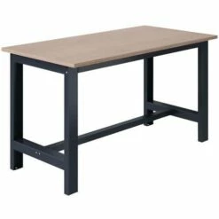 Werkbank SI Blad Beukenmultiplex 40 Met Antraciet Onderstel RAL 7016