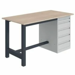 Werkbank CKS Werkblad Beukenmultiplex Ladeblok Met 5 Lades -FACOM Winkel AIG6356989