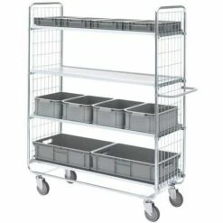 Wagen Met 4 Plateaus - Draagvermogen 200 kg