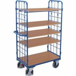 Hoge Trolley Met 5 plateaus - SW-serie