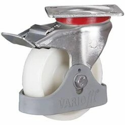 Geremd Zwenkwiel Polyamide 125 X 38 Mm Wit