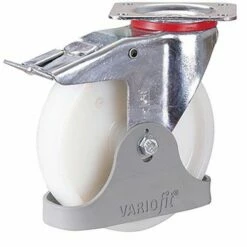 Geremd Zwenkwiel Polyamide 200 X 50 Mm Wit