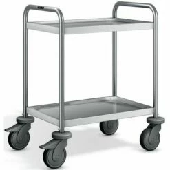 Serveerwagen SW 6 X 4-2 Staalverzinkte Wielen Kids - Blanco