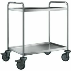 Serveerwagen SW 8 X 5-2 Met Kunststof Wielen - Blanco