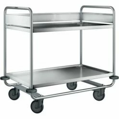 Blanco Afruimwagen ARW 10 X 6-2 Met Waarvan 2 Bokwielen Met Kunststof Wielen