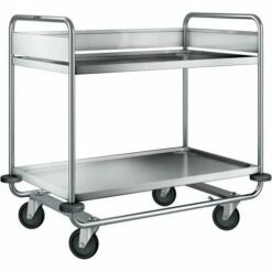 Afruimwagen ARW 10 X 6-2 Met Waarvan 2 Bokwielen - Blanco