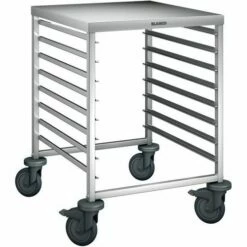 Regaalwagen RVS Met Werkplateau RWRA 851 - Blanco