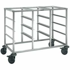 Blanco Regaalwagen RVS Driedelig Voor Het Inhangen Van GN-inzetbakken RWR 3