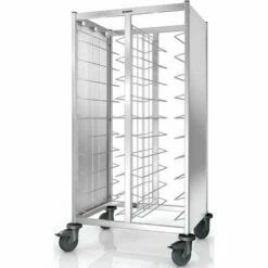 Dienblad-afruimwagen TAW 2x10 KN - Blanco