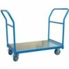 Platformwagen Met 2 Rugleuning En Verzinkt Plaatstaal - 250 Kg - FIMM