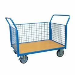 Plateauwagen Gaas 2 Duwbeugel En 1 Zijwand - 500kg - FIMM -FACOM Winkel AIG7026501