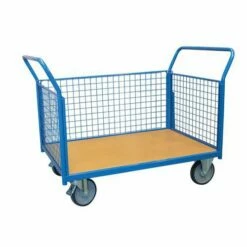 Plateauwagen Gaas 2 Duwbeugel En 1 Zijwand - 500kg - FIMM -FACOM Winkel AIG7026504
