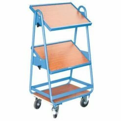 Kantelbare Tafel Met 3 Houten Dienbladen 600 X 400 Mm - FIMM