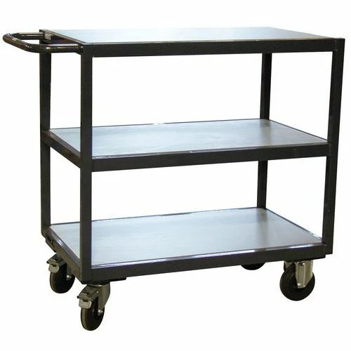 Serveerwagen 200 Kg 850x500 Mm Melamine Grijs - FIMM 4 Serveerwagen 200 Kg 850x500 Mm Melamine Grijs - FIMM - Afbeelding 2