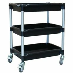 Trolley Met 3 Lekbakken 180kg 645x410 Mm Kunststof - FIMM