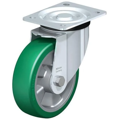 Stalen Zwenkwiel, PU-band, Aluminium Behuizing - Blickle 12 Stalen Zwenkwiel, PU-band, Aluminium Behuizing - Blickle - Afbeelding 10