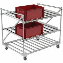 Wagen Voor Orderpicken Flowrack Met Opslag - Trilogiq 7 Wagen Voor Orderpicken Flowrack Met Opslag - Trilogiq -FACOM Winkel AIG7583148