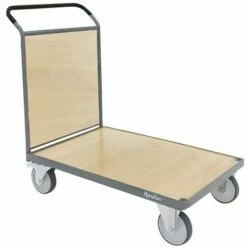 Wagen Met Vaste Houten Duwbeugel - Draagkracht 400 Tot 500 Kg - Manutan 10 Wagen Met Vaste Houten Duwbeugel - Draagkracht 400 Tot 500 Kg - Manutan -FACOM Winkel AIG8073548