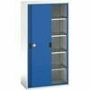 Hoge Kast Verso 1050x550x2000mm Met Schuifdeur En 4 Legborden - BOTT