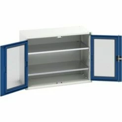 Hoge Kast Verso 1050x550x800mm Met Raamdeur En 2 Legborden - BOTT