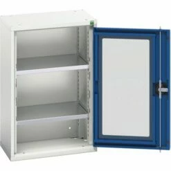 Hoge Kast Verso 525x350x800mm Met Raamdeur En 2 Legborden - BOTT