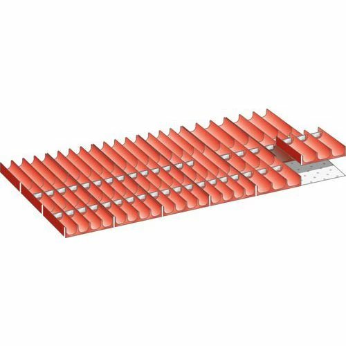 Set-indelingsmateriaal 54x27E (bxdxh) 918x459x75 Mm - Lista 4 Set-indelingsmateriaal 54x27E (bxdxh) 918x459x75 Mm - Lista - Afbeelding 2